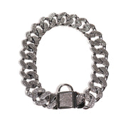 Silver Diamond Collar (Leash sold separate)